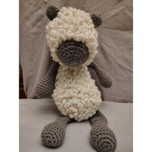 Crocheted sheep stuffed animail